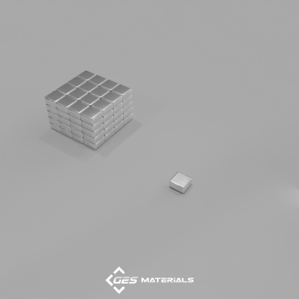 1/8 x 1/8 x 1/16 inch thick Block Magnets | B221 Magnet