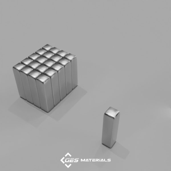 1/8 x 1/8 x 1/2 inch thick Block Magnets | B228 Magnet