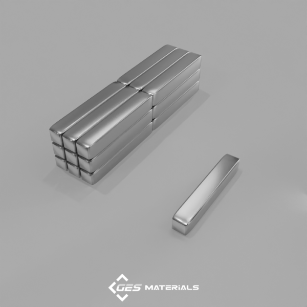 1/8 x 1/8 x 3/4 inch thick Block Magnets | B22C Magnet