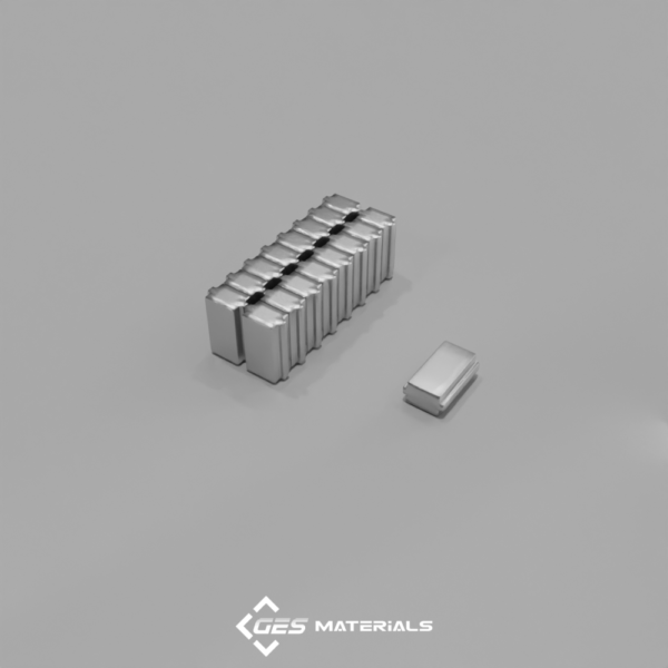 1/4 x 1/2 x 3/16 Inch Stepped Block Magnet | SB483-OUT N42 Magnets