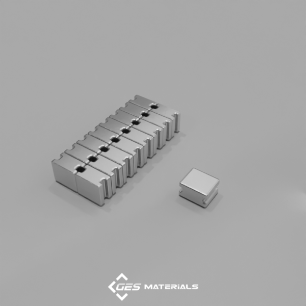 3/8 x 3/8 x 1/4 Inch Stepped Block Magnet | SB664-IN N42 Magnets