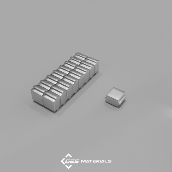 3/8 x 3/8 x 1/4 Inch Stepped Block Magnet | SB664-OUT N42 Magnets