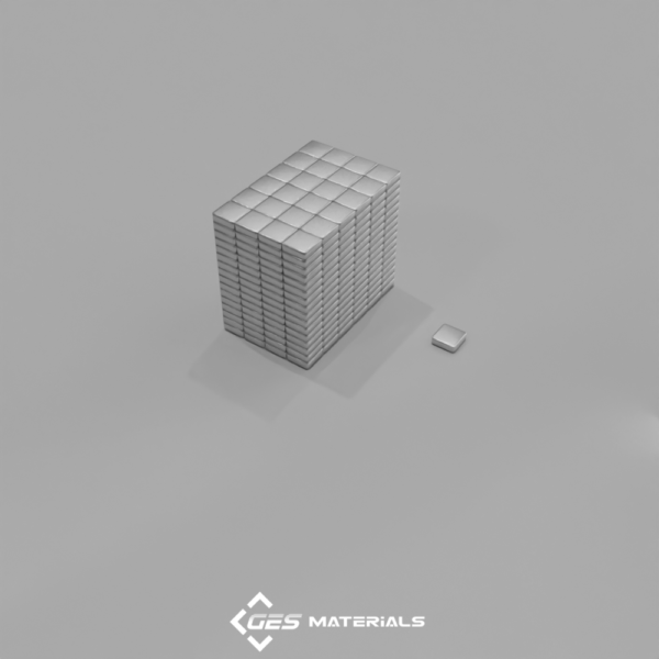 3/16 x 3/16 x 1/16 Inch Block Magnet | B331 N42 Magnets