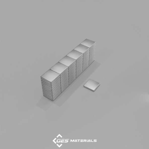 3/8 x 3/8 x 1/16 Inch Block Magnet | B661 N42 Magnets