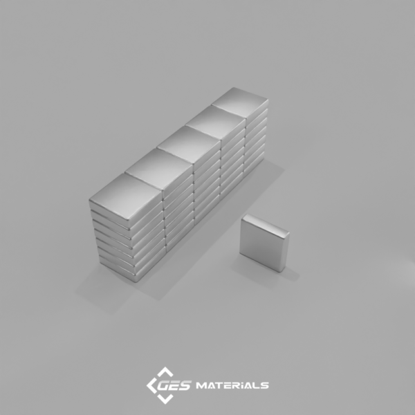1/2 x 1/8 x 1/2 Inch Block Magnet | B828 N42 Magnets