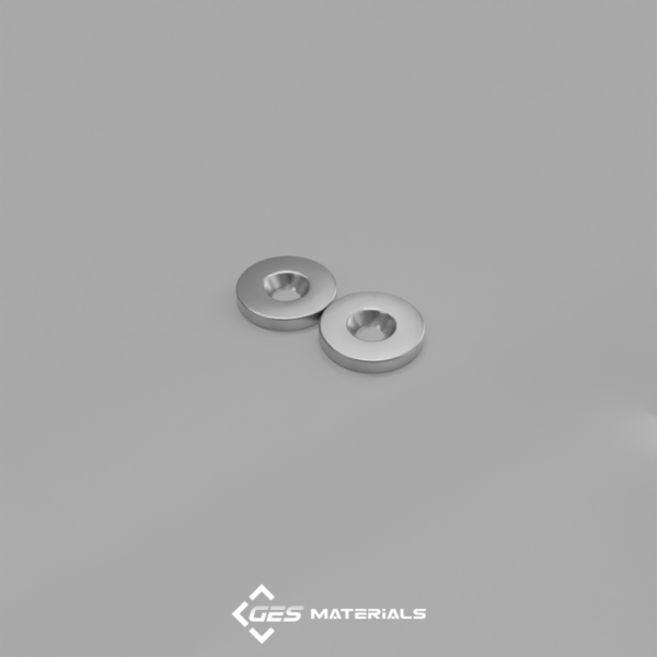 3/4 x 1/8 Inch Countersunk Ring Magnet (1 Pair) | RC22CS-P N42 Magnets