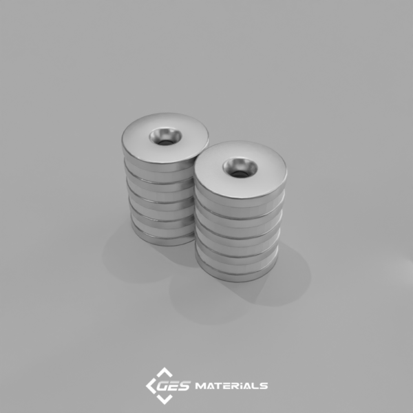 7/8 x 1/8 Inch Countersunk Ring Magnet | RE22CS-S N42 Magnets