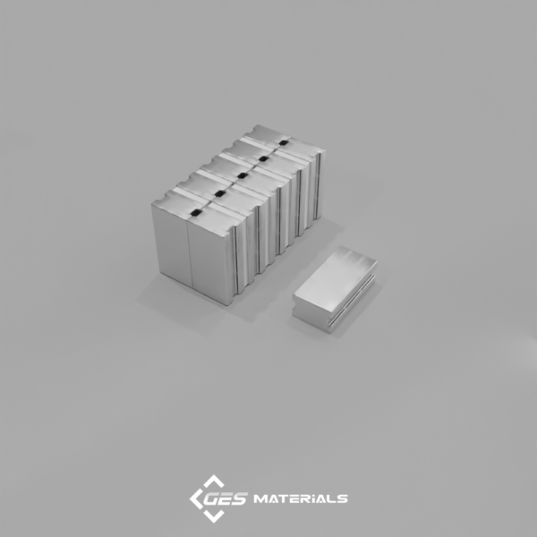 3/8 x 3/4 x 1/4 Inch Stepped Block Magnet | SB6C4-IN N42 Magnets